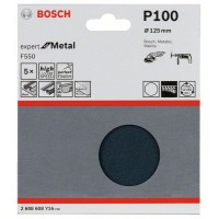 Шлифлист F550, в упаковке 5шт. 125 мм, 100 Bosch 2608608Y16