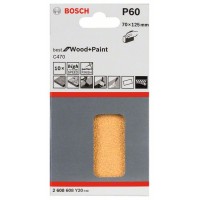 Шлифлист C470, в упаковке 10шт. 70x125 мм, 60 Bosch 2608608Y20