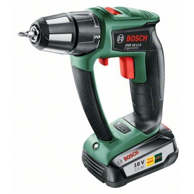 Аккумуляторная дрель-шуруповерт Bosch PSR 18 LI-2 Ergonomic (06039B0100)