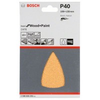 Шлифлист C470, в упаковке 10шт. 100x150 мм, 40 Bosch 2608608Z93