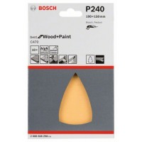 Шлифлист C470, в упаковке 10шт. 100x150 мм, 240 Bosch 2608608Z98