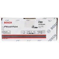 Шлифлист C470, в упаковке 50 шт. 125 мм, 80 Bosch 2608621006