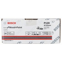 Шлифлист C470, в упаковке 50 шт. 125 мм, 120 Bosch 2608621008