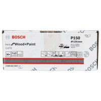 Шлифлист C470, в упаковке 50 шт. 125 мм, 150 Bosch 2608621009
