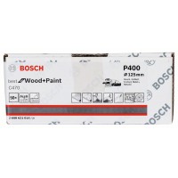 Шлифлист C470, в упаковке 50 шт. 125 мм, 400 Bosch 2608621014