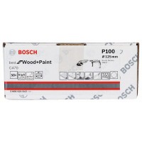 Шлифлист на бумажной основе C470, в упаковке 50шт. 125 мм, 100 Bosch 2608621043