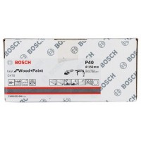 Шлифлист на бумажной основе C470, в упаковке 50шт. 150 мм, 40 Bosch 2608621046