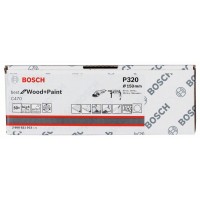 Шлифлист на бумажной основе C470, в упаковке 50шт. 150 мм, 320 Bosch 2608621053