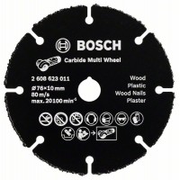 Твердосплавный отрезной круг Multi Wheel 76 мм; 1 мм; 10 мм Bosch 2608623011