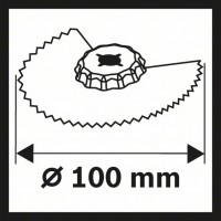 Сегментный пильный диск BIM ACZ 100 BB Wood and Metal 100 мм Bosch 2608662608
