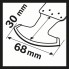 Сегментированный пильный диск MATI 68 MT4 68x30 мм Bosch 2608662582