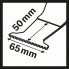 Погружное пильное полотно BIM PAII 65 APB Wood and Metal 50x65 мм Bosch 2608662566