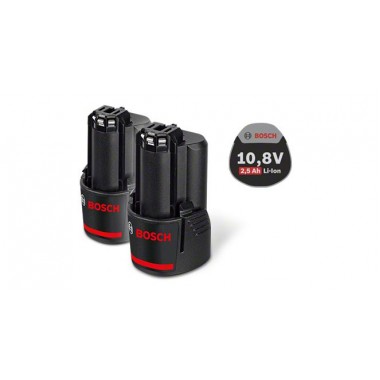 Аккумулятор стержневой 10,8 В Standard Duty (SD), 2,5 Ah, Li-Ion, GBA Bosch 2607337224